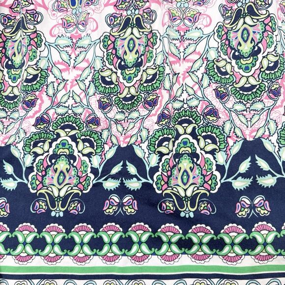 Artisan NY Dress Size 4 Multicolor Paisley Floral Sleeveless Shift Prep Cocktail - Picture 3 of 8